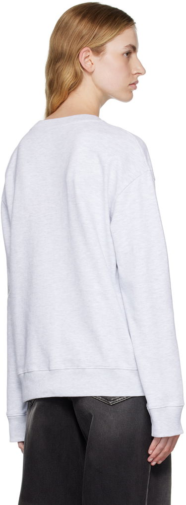 Sweater We11done We11done Crewneck Sweatshirt with Graphic Print Grå | WD-TS3-22-765-U-GY, 2
