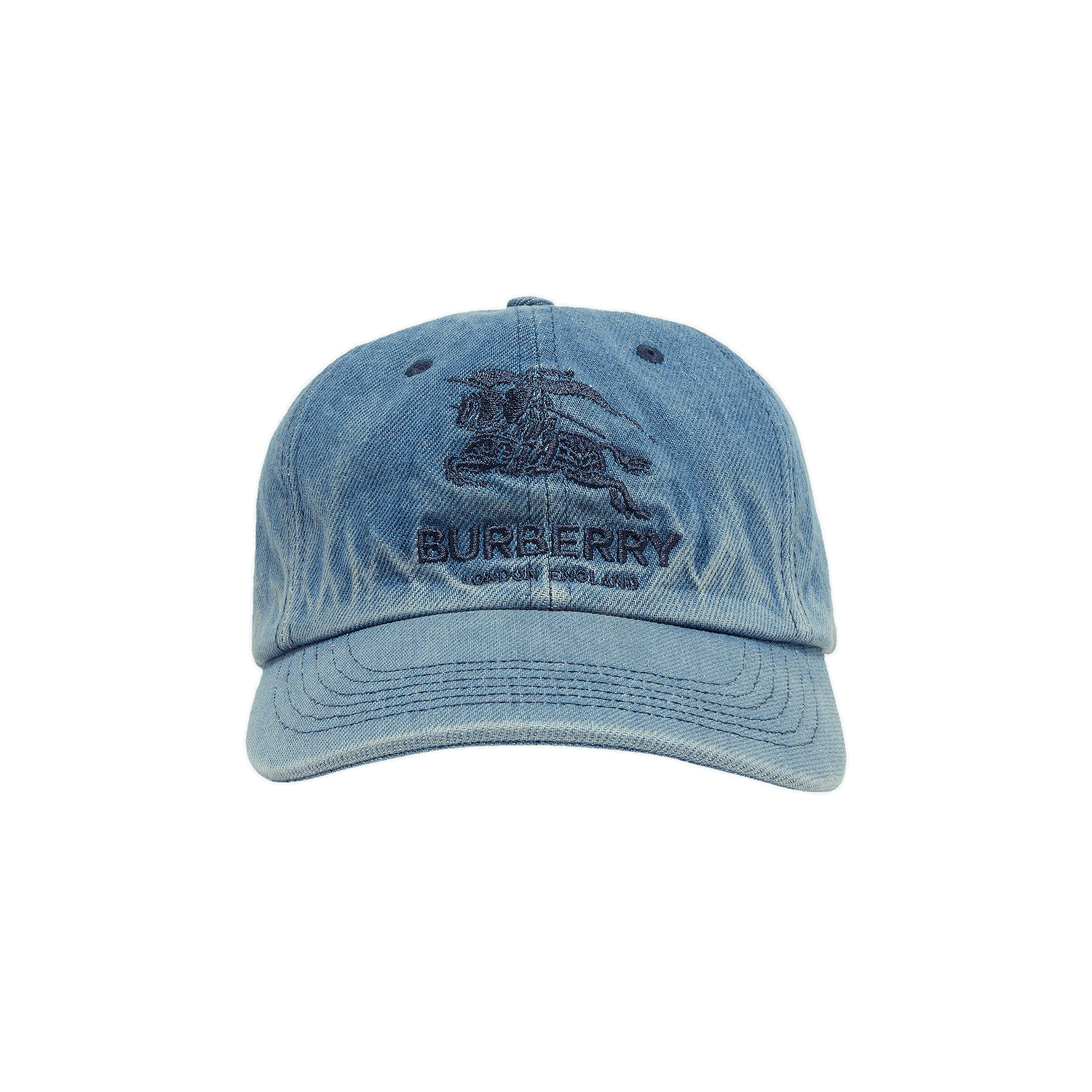 Kasket Supreme Burberry x Denim 6-Panel Blå | SS22H25 BLUE, 0