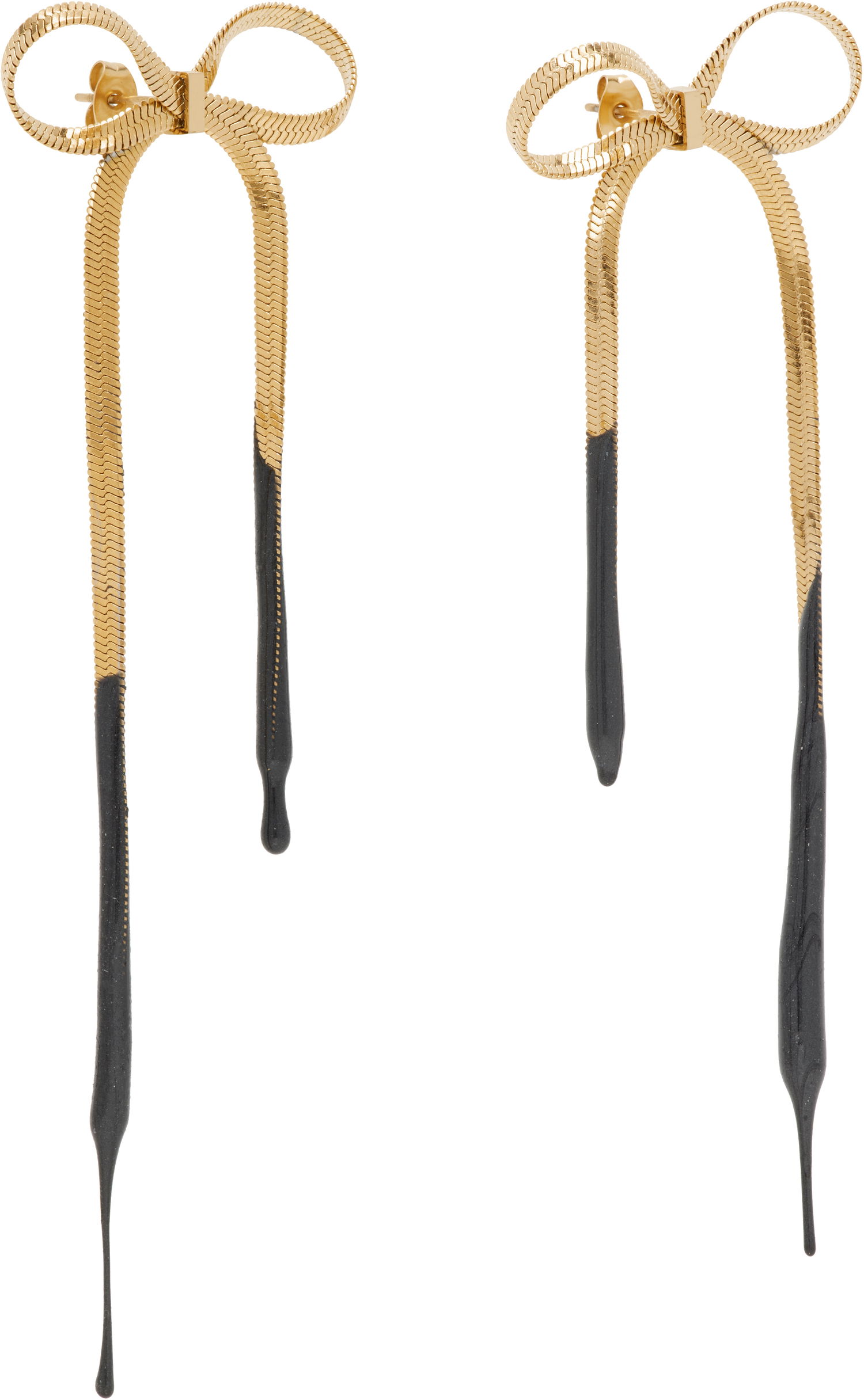 Øreringe Ottolinger Ottolinger Laced Bow Earrings Metalisk | 12590032501, 1