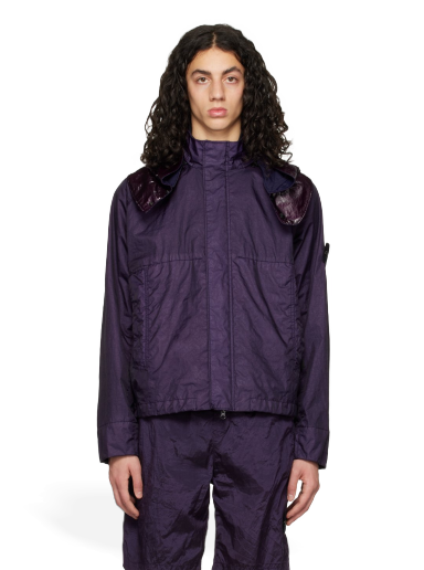 Jakke Stone Island Crinkled Lilla | 781540623