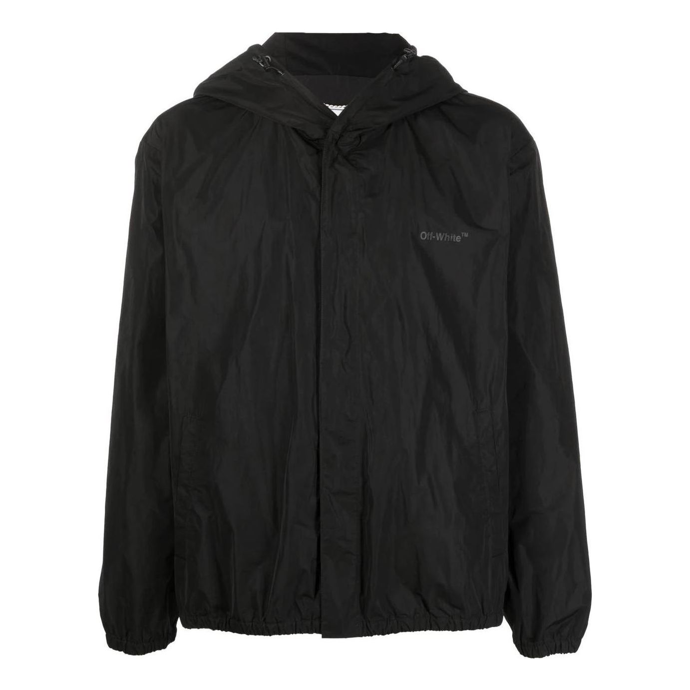 Vindjakke Off-White Off-White FW22 Classic Logo Hooded Jacket Sort | OMEB035C99FAB0011010, 0