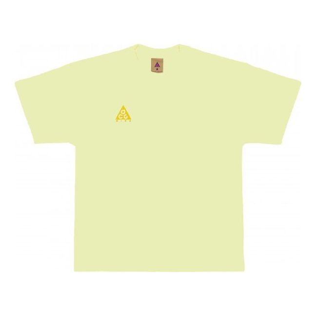 T-shirt Nike ACG ACG Small Logo T-Shirt Gul | BQ7343-335