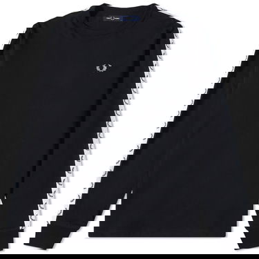 T-shirt Fred Perry Taped Logo Tee Sort | M4621-102, 0
