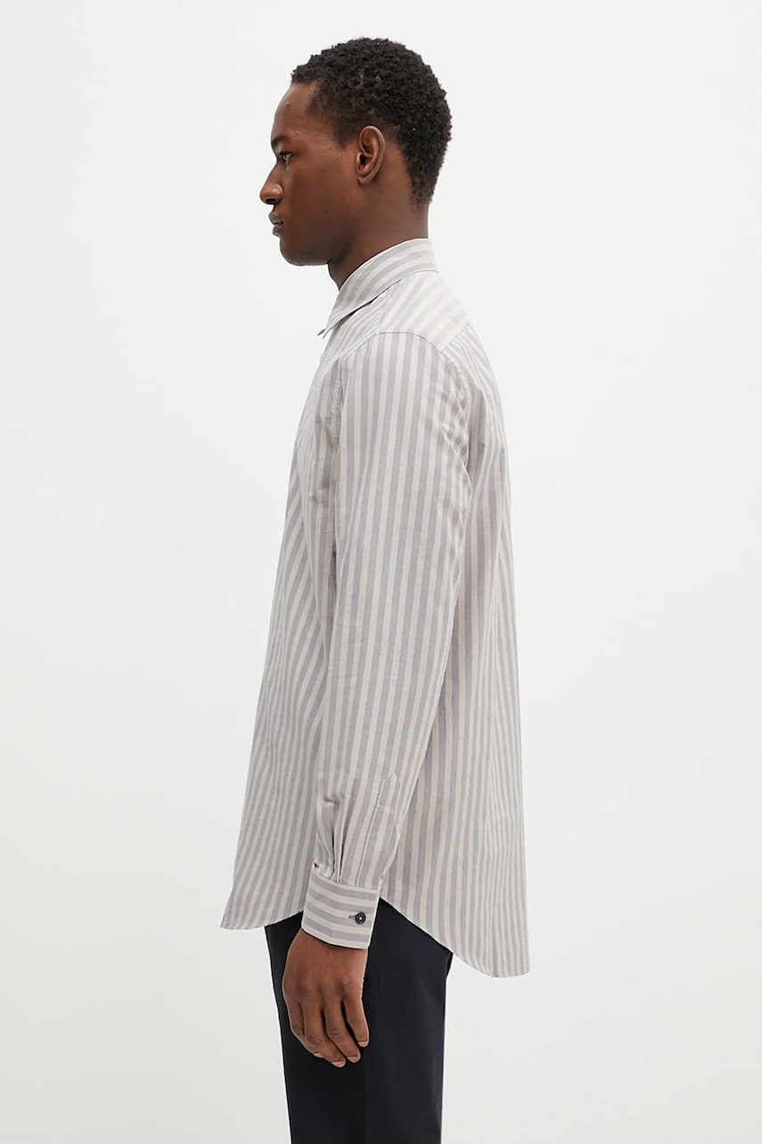 Skjorte Paul Smith Paul Smith Regular Fit Striped Shirt Grå | M1R.901U.P02635, 1