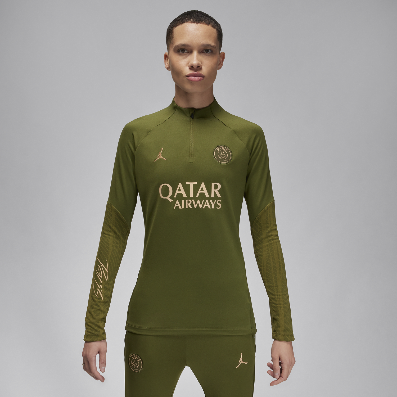 T-shirt Jordan top Jordan Dri-FIT Paris Saint-Germain Strike Grøn | FD7094-327, 1