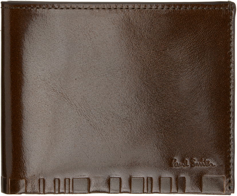 Tegnebog Paul Smith Paul Smith Leather Shadow Stripe Billfold Wallet Brun | M1A-8112-PSTFOE