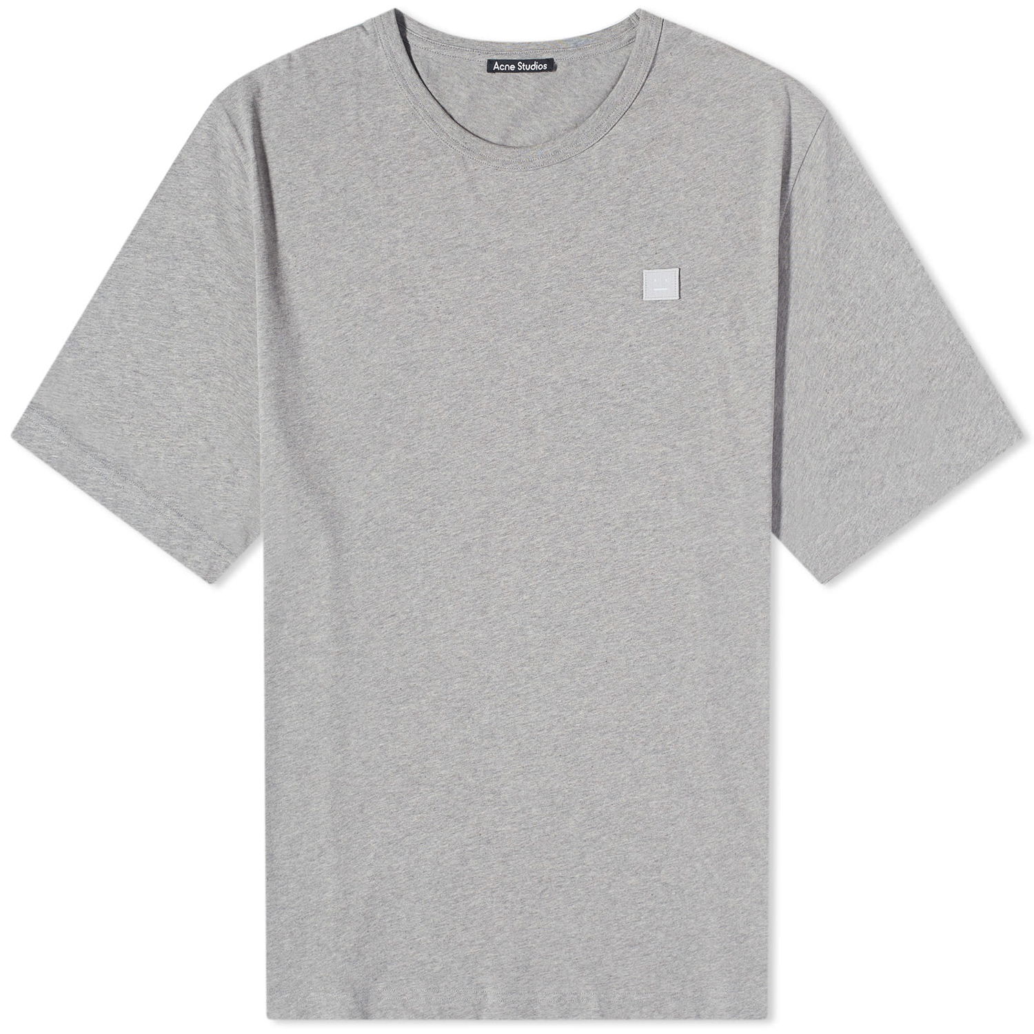 T-shirt Acne Studios Exford Face T-Shirt Grå | CL0206-X92, 0