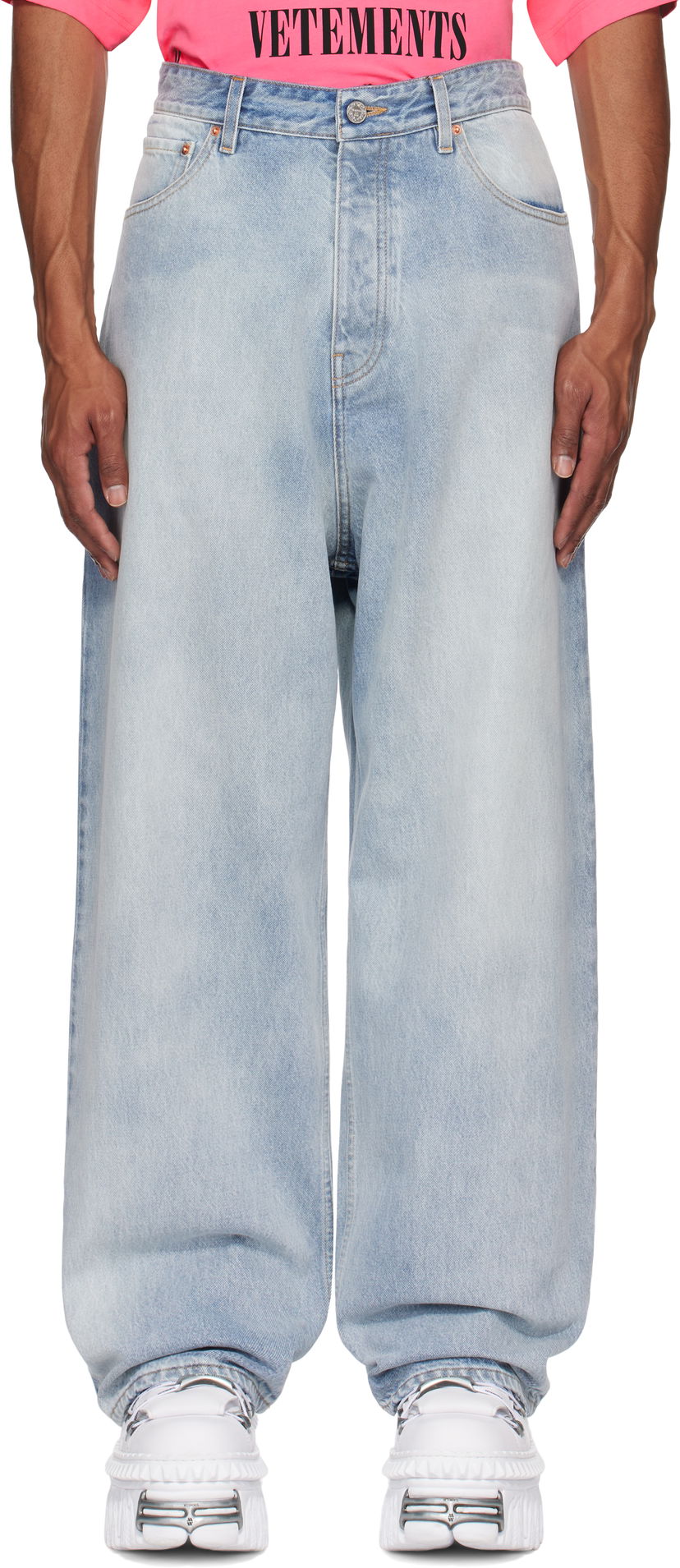 Jeans VETEMENTS Vetements Baggy Jeans Blå | UA66PA540L