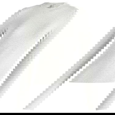 T-shirt SKIMS Cotton Jersey Long Sleeve T-Shirt Grå | AP-TSH-0647-LHG, 0