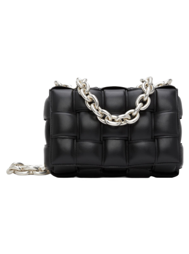 Skuldertaske Bottega Veneta Padded Chain Cassette Bag Sort | 631421 VBWZ0