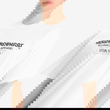 T-shirt Neighborhood Technical Apparel T-Shirt, Size Large Hvid | 251PCNH-ST16-WHT, 5