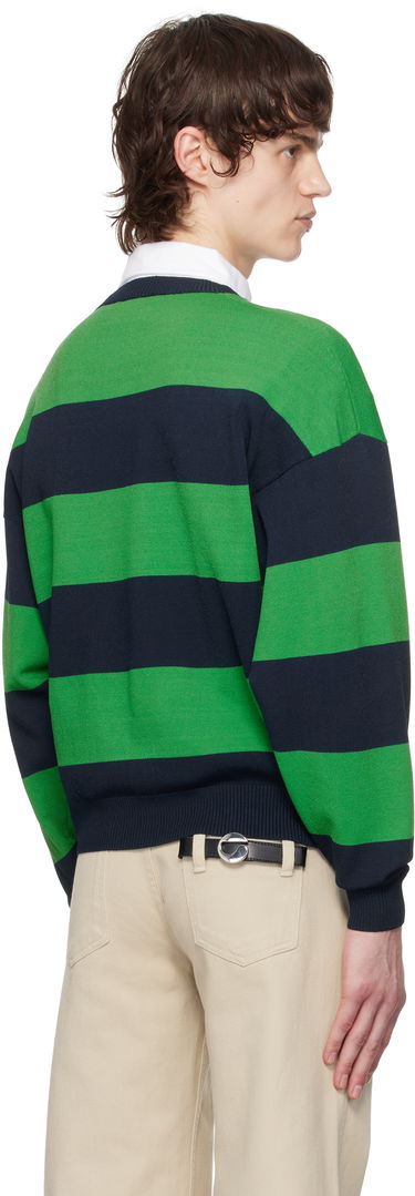 Sweater Coperni Coperni Striped Crewneck Sweater Grøn | COPML134SY3010MEN, 2