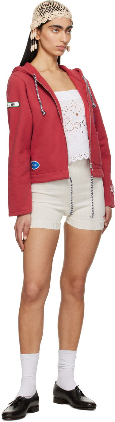 Shorts Bode Bode Meringue Knit Shorts Hvid | WRS25KT005, 3