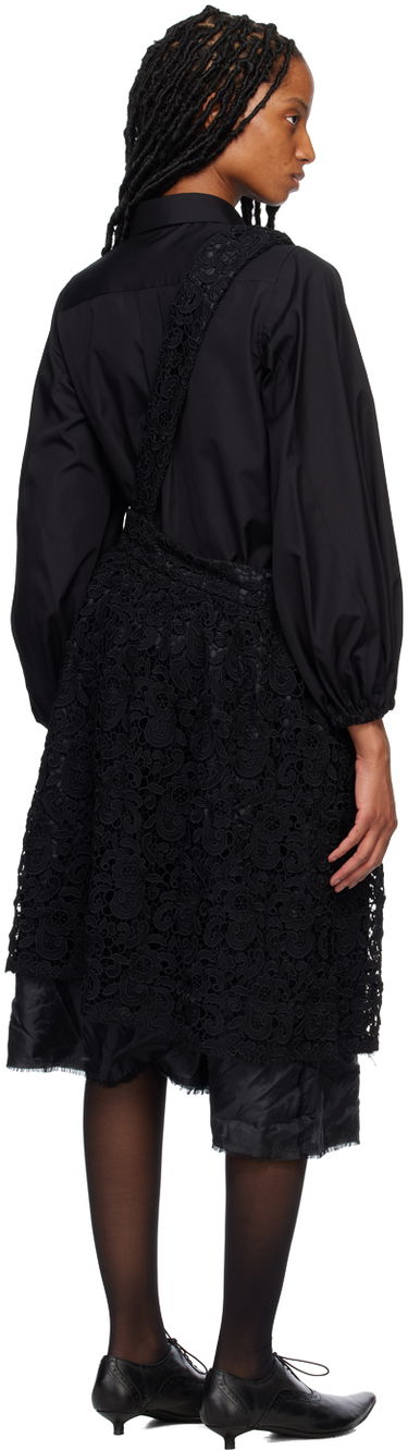 Kjole Comme des Garçons Comme des Garçons Floral Lace Midi Skirt Sort | RK-A004-051, 2
