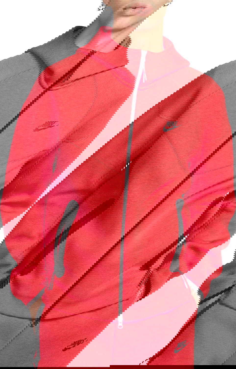 Sweatshirt Nike Tech Fleece Windrunner Rød | fb7921-672, 0