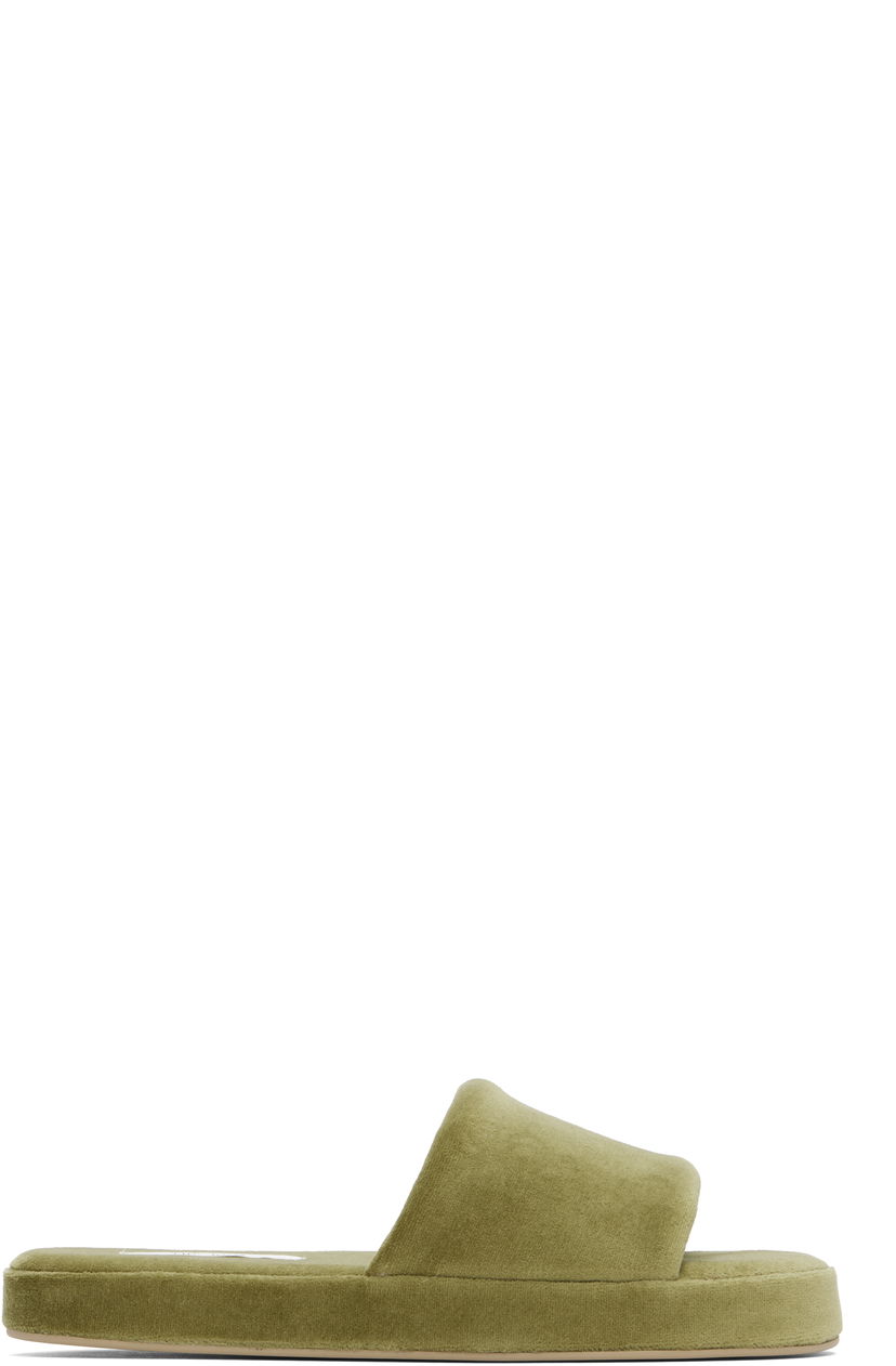Tøj The Row The Row Pillow Slippers Grøn | F1610-L255
