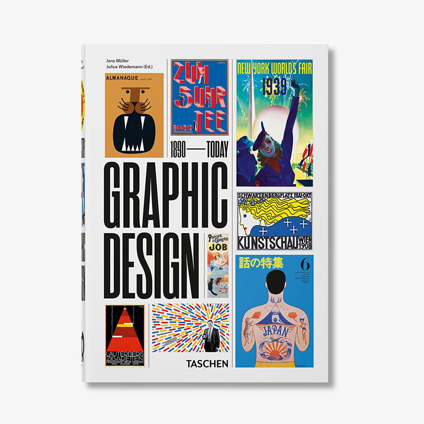 Bog og blad TASCHEN History of Graphic Design Book Flerfarvet | TA588065