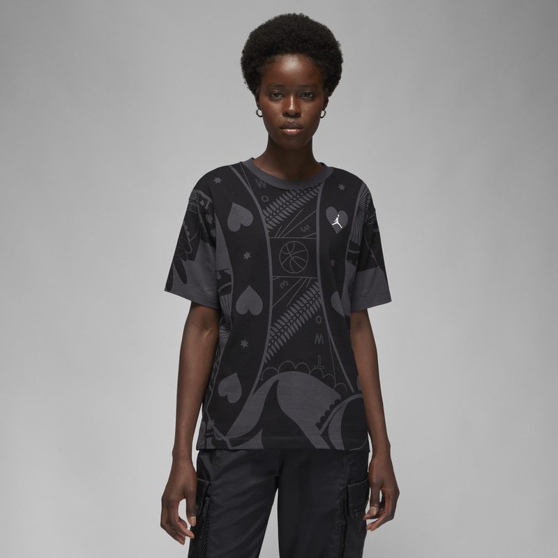 T-shirt Nike Jordan Flight Graphic T-Shirt Sort | DQ4591-010, 0