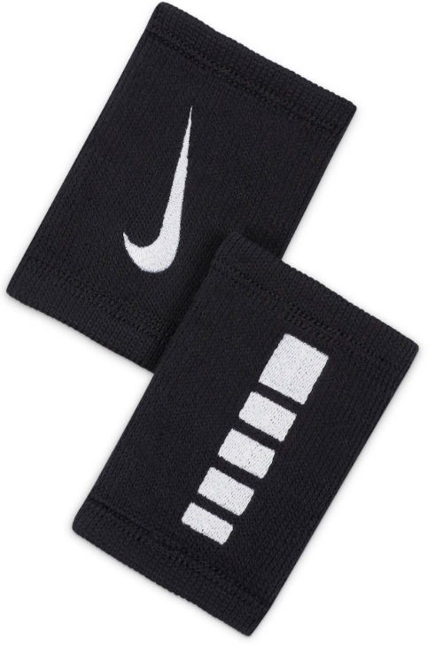 Sportsudstyr Nike ELITE DOUBLEWIDE WRISTBANDS 2 PK Sort | 938070-010, 0