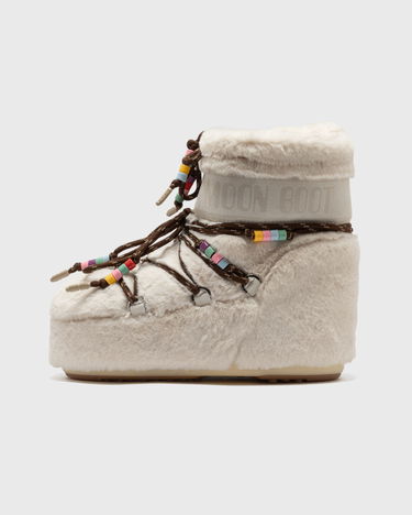 Sneakers og sko Moon Boot Faux Fur Beads Boots Beige | 80D1409470-L002, 0