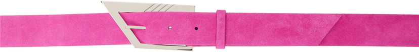 Bælter The Attico Attico Suede Belt Lyserød | 231WKE10 L007