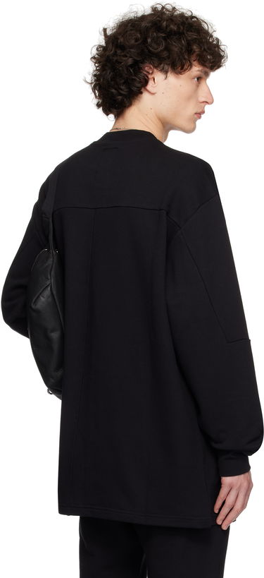 Sweatshirt Rick Owens Rick Owens Champion Edition Girdered Sweatshirt Sort | CM01E1671 CHFE FELPA, 2