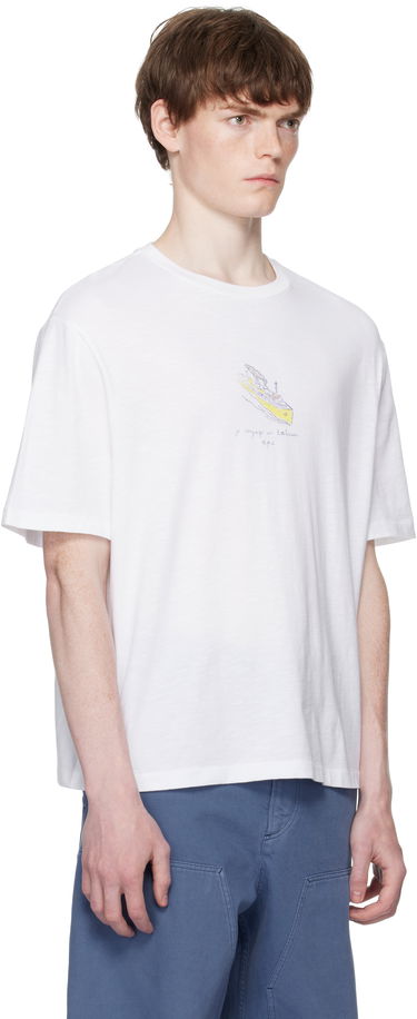T-shirt A.P.C. A.P.C. Jack Graphic T-Shirt Hvid | COHJC-H26517, 1