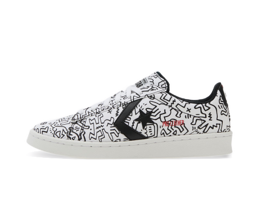 Skateboarding Converse Keith Haring x Pro Leather OX Hvid | 171857C