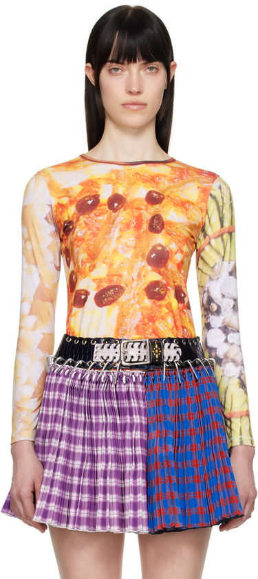 T-shirt Chopova Lowena Chopova Lowena 'Dinner's Served' Fitted Jersey T-Shirt Flerfarvet | 2306, 0
