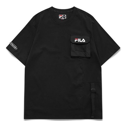 T-shirt FILA Fusion Multiple Pockets Short Sleeve T-Shirt Sort | T11M123106F-BK