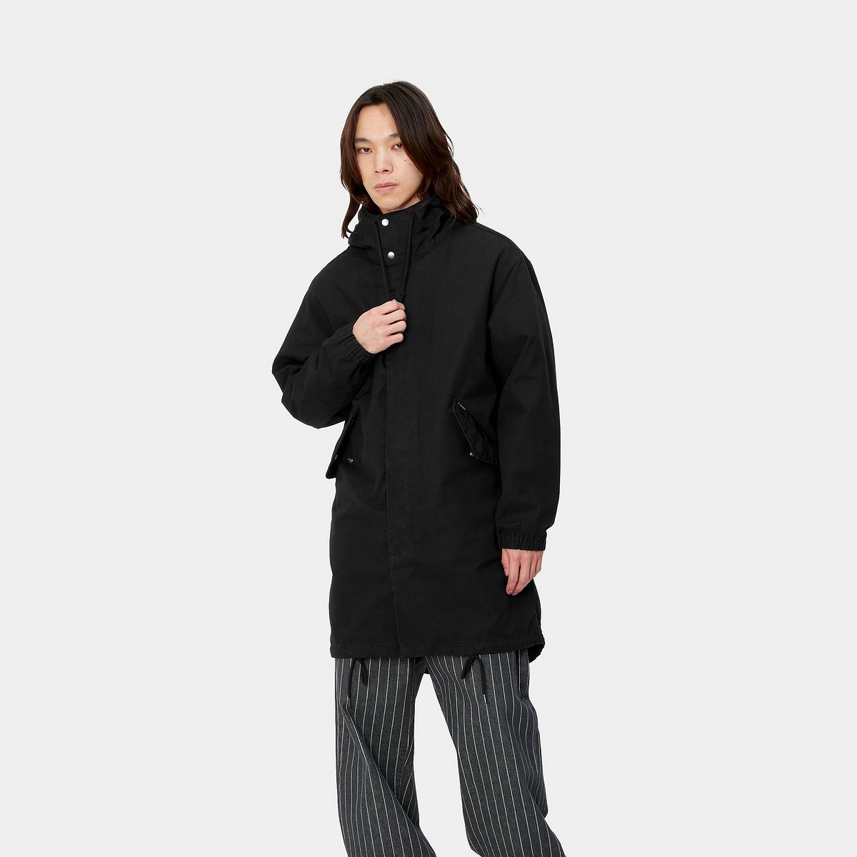 Parka Carhartt WIP Madock Parka Sort | I032978_89_06, 1