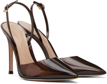 Tilbehør Gianvito Rossi Gianvito Rossi Ribbon D'Orsay Slingback Pumps Brun | G95359.15RIC.PXV, 3