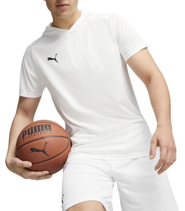T-shirt Puma Hoops Team Shooting Shirt Hvid | 676636-02, 0