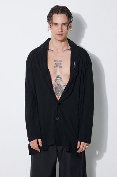 Sweatshirt UNDERCOVER Undercover Hooded Cardigan Sort | UC1D4102, 3