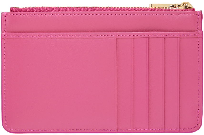 Tegnebog Dolce & Gabbana Pink Embossed Card Holder Lyserød | BI1261AG081, 1