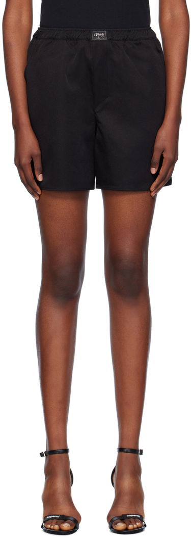 Shorts Coperni Designer Satin Boxer Shorts Sort | COPP92F3004, 0