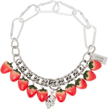 Halskæde Chopova Lowena Chopova Lowena Strawberry Piggy Chain Necklace Rød | 6598, 0