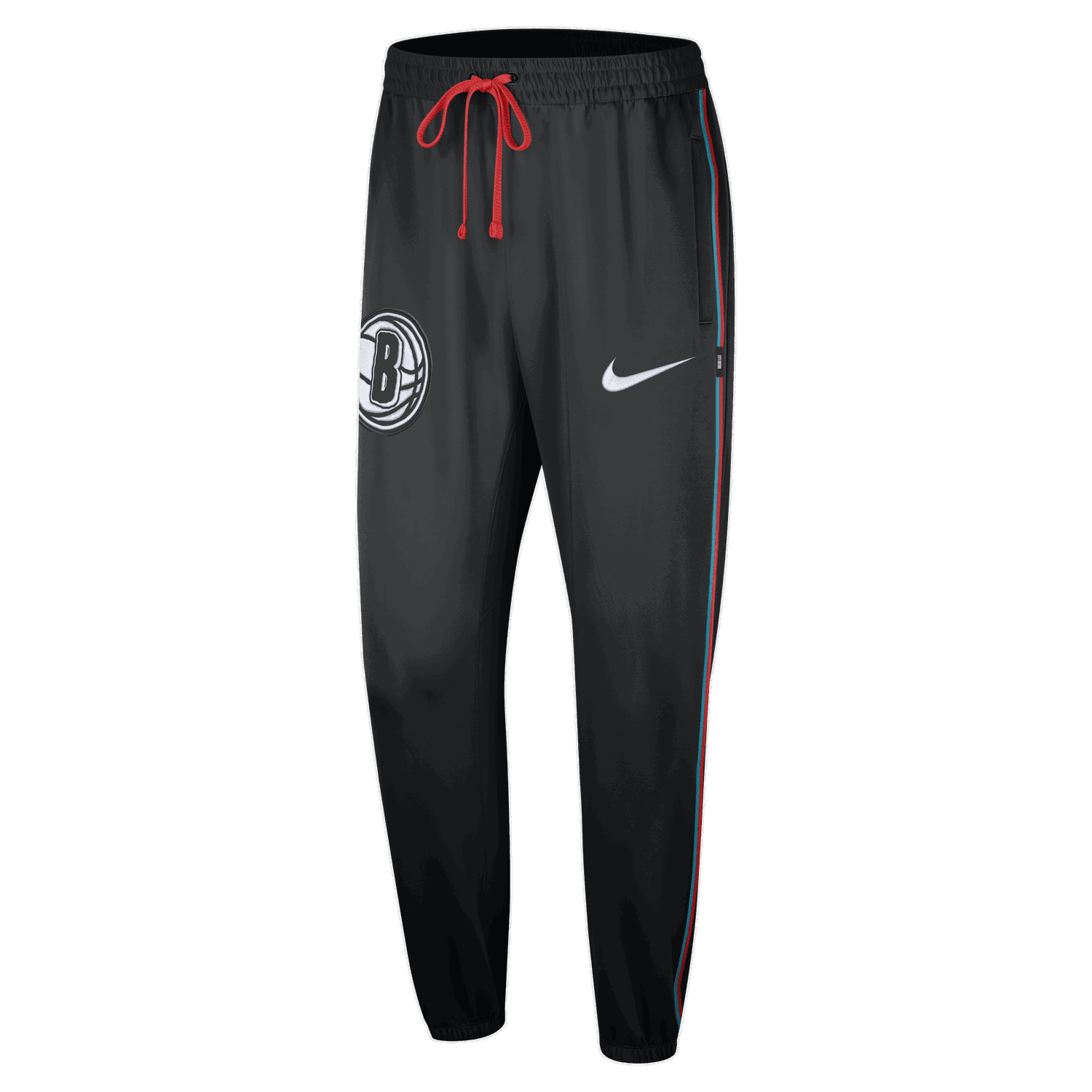 Joggingbukser Nike Dri-FIT NBA Brooklyn Nets Showtime City Edition - Černá Sort | FB3530-010, 0