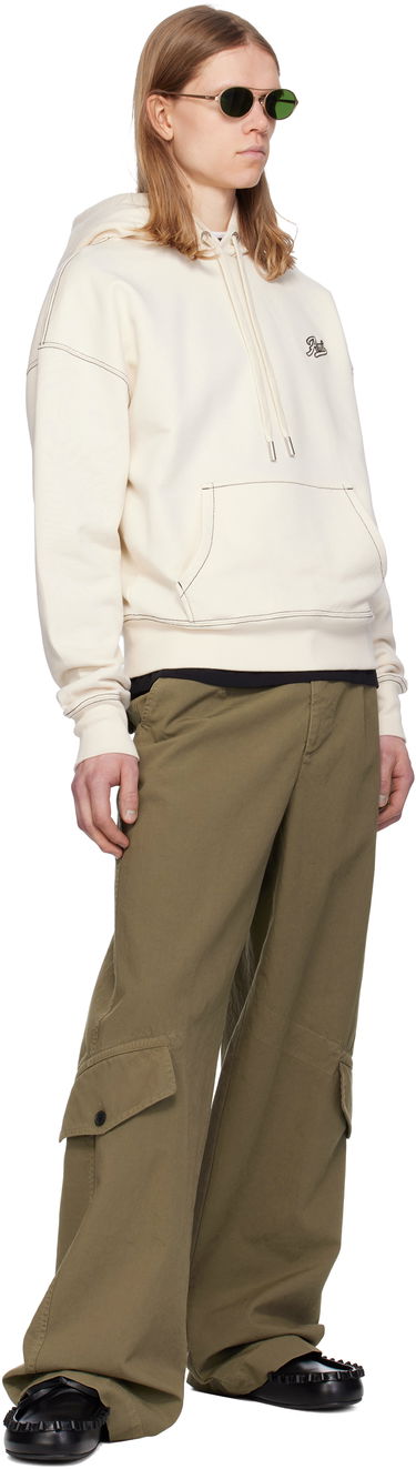 Sweatshirt AMI AMI Paris Cotton 'Ami' Signature Hoodie Beige | HSW229.JE0098, 3