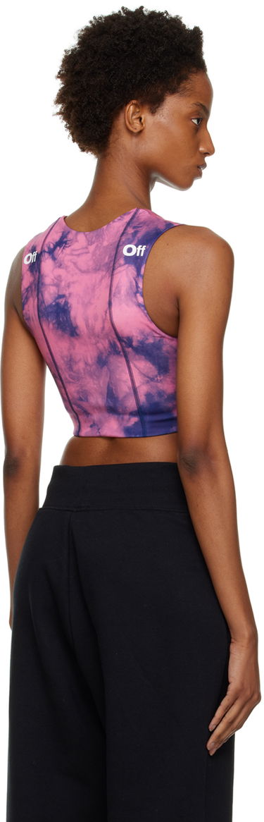 Bh Off-White Off-White Tie-Dye Sports Bra Lyserød | OWVO054F22JER0023045, 2