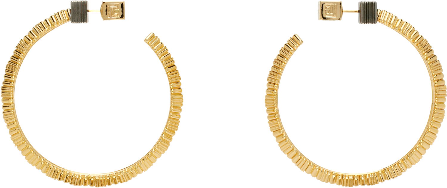 Øreringe Balmain Balmain Perfume Hoop Earrings Gul | EN0XK486MBEL, 0