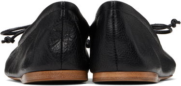 Sneakers og sko JW Anderson JW Anderson Round-Toe Leather Ballerinas Sort | BL0031-LA0323, 1