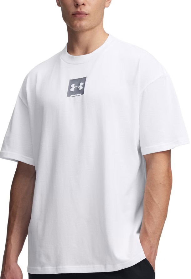 T-shirt Under Armour Under Armour HW OS SM BOX Short Sleeve T-Shirt Hvid | 1386803-101