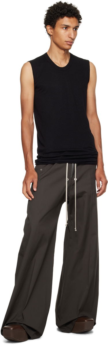 Tanktop Rick Owens Rick Owens Concordians Basic Tank Top Sort | RU02E1151 JR, 3