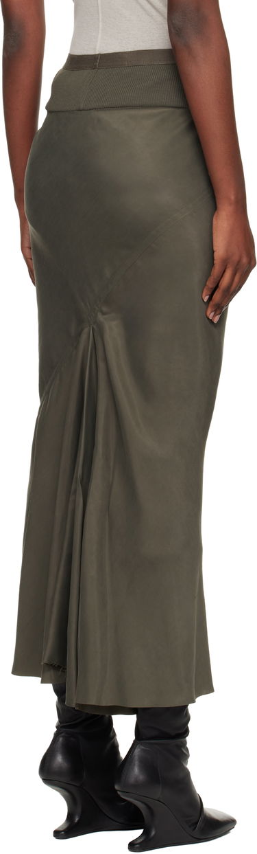 Nederdel Rick Owens Concordians Calf Bias Midi Skirt Grøn | RP02E4334 HSCH, 2