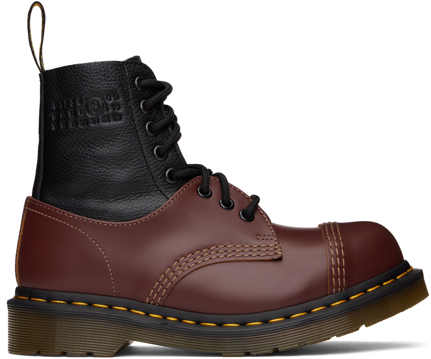 Sneakers og sko Maison Margiela MM6 Maison Margiela x Dr. Martens 1460 Twist ST Boots Rød | SH3WU0008 P8029, 0