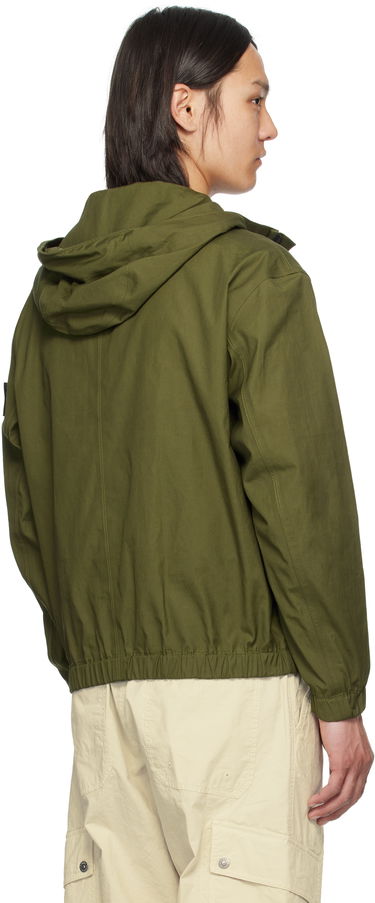 Vindjakke Stone Island Stone Island Supima Cotton Canvas Jacket Grøn | K1S15 4100079 S0011, 2