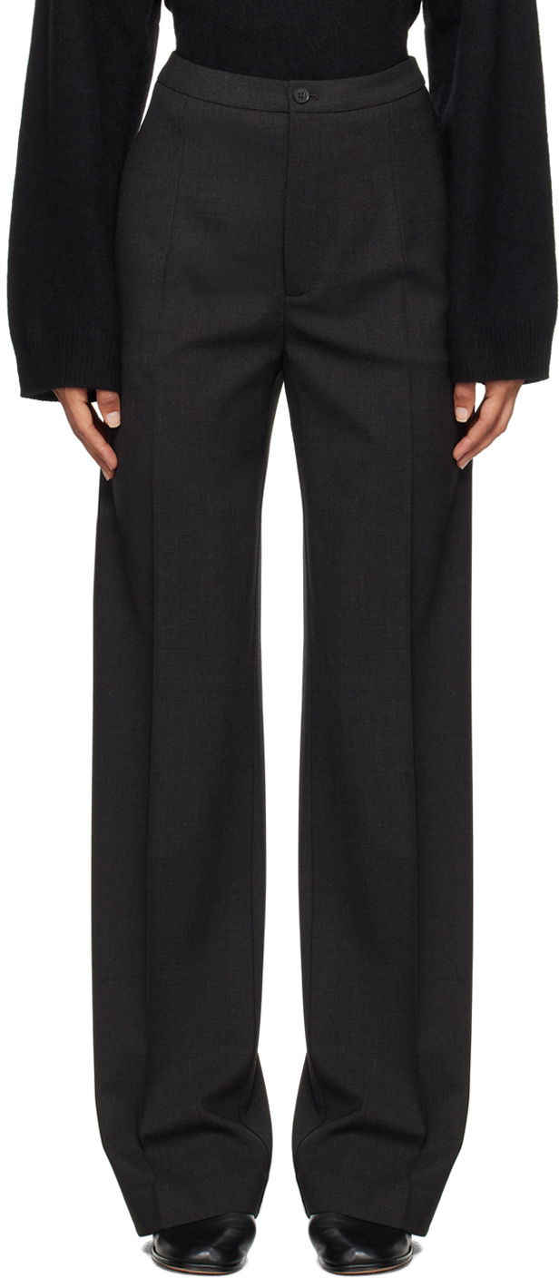 Bukser Loulou de Saison Loulou de Saison Vys Trousers Sort | VYS