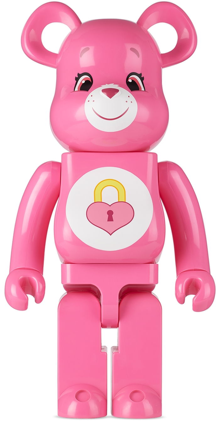 Collectible Medicom Toy Pink Care Bears 'Secret Bear' 1000％ Bearbrick Lyserød | 4530956603360, 0