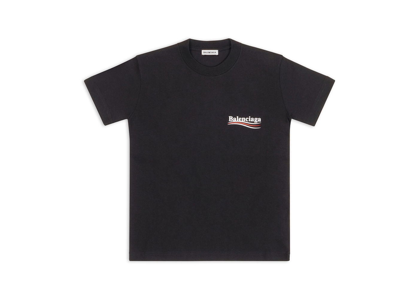 T-shirt Balenciaga Political Campagin Small Fit T-Shirt Sort | 612964TIV521070, 0